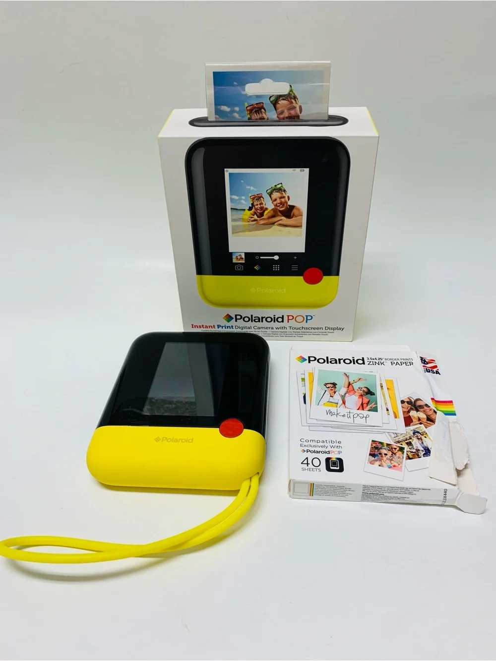 Polaroid POP Instant Print Digital Camera Yellow